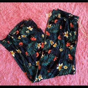 Floral palazzo pants